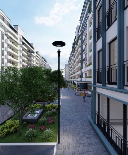 Pipera Plaza, apartament 2 camere, 2 terase, bloc finalizat.